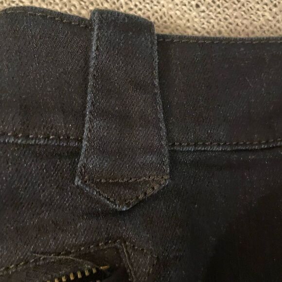 Lauren Ralph Lauren dark denim skirt condition size 12 cotton polyester western - Picture 4 of 15